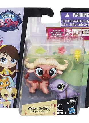 Игровой набор hasbro littlest pet shop - домашние животные в городе (в1745)