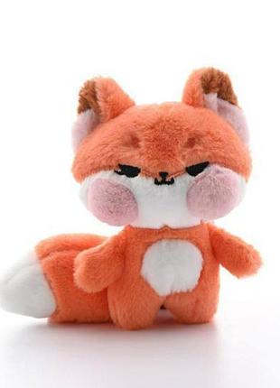 Плюшевый брелок лиса игрушка аксессуар для сумки рюкзака