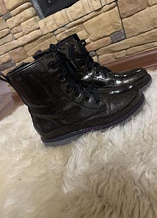 Черевики теплі на флісі черевики tommy hilfiger блискучі демі