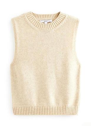 Новый жилет с шерстью в составе от next