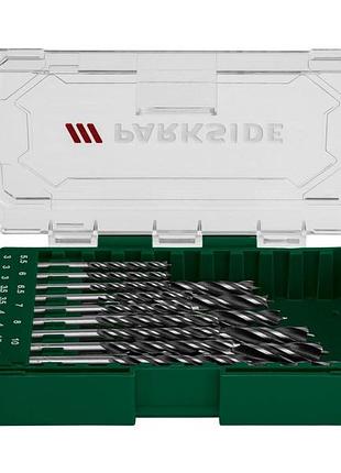 Parkside набор сверл и бит 15 предметов для дерева