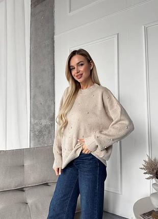 Джемпер стильний теплий