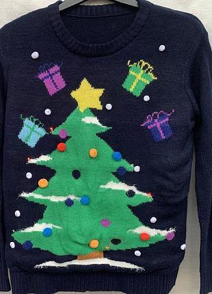 Рождественский джемпер с led-огновителями xenos
