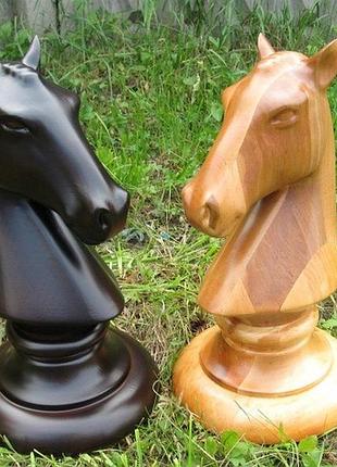 Шахова фігура скульптура садова дерев'яна ручна gambit ss-0003 (ціна за 1 шт)