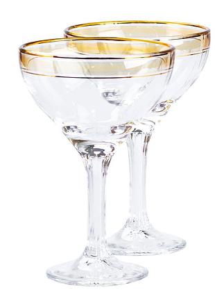 Бокалы для коктейлей 2 штуки по 290 мл желтый hp544