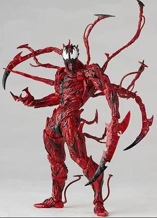 Фігурка amazing yamaguchi carnage 16 см – колекційна екшн-фігурка marvel (оригінал kaiyodo) уцінка
