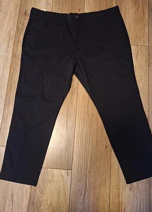 Брюки брюки m&amp;s slim-fit chinos t17/6601s black mix, размер 42/27, новые с этикетками