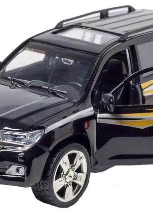 Металлическая машинка тойота ленд крузер