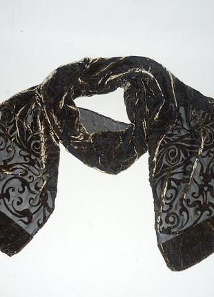 Оксамитовий шарф ошатний шарф з пан оксамиту край роуль