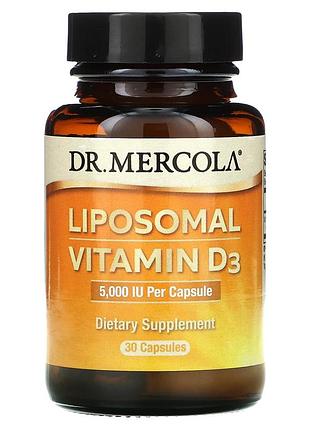 Dr. mercola, липосомальный витамин d3, 5000 ме, 30 капсул