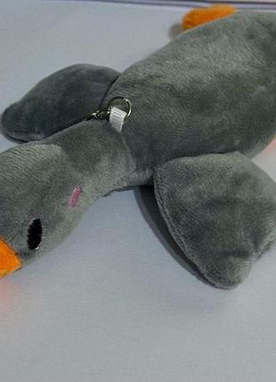 Мягкая игрушка-брелок гусь обнимусь 18см / брелок на рюкзак, сумку / плюшевый гусь