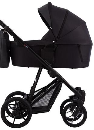 Коляска 3 в 1 verdi monaco 9023-vmon-02, black, чорний