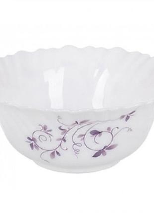 Фиолетовая ветка square салатник v-165spb, 165 мм