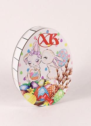 Подарочная коробка "киндер христос воскрес (кролики)" средняя