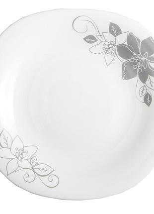 Хрупкая лилия square тарелка обеденная v-240stl, vittora 240 мм