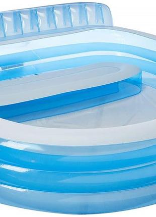 Бассейн надувной круглый с сиденьем