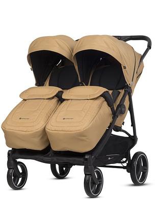 Коляска для двійні euro-cart doblo 2024 camel