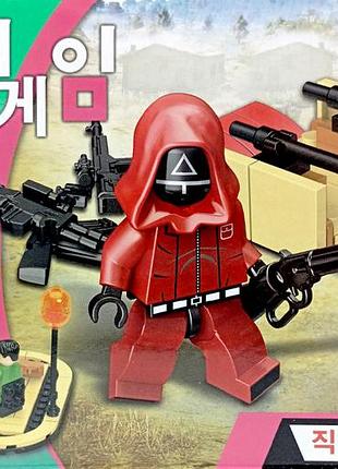 Конструктор ( охраник триугольник ) игра в кальмара, 40 деталей