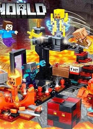 Набор конструкторов mg майнкрафт хелоувин 4 в 1 , 508 деталей (mg825a)