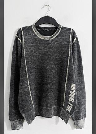 Свитер шерстяной вареный kaporai