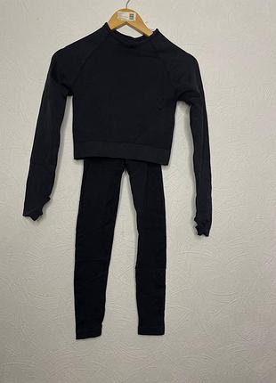 Костюм для спорта / костюм для фитнеса с эффектом пуш ап