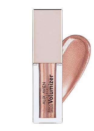 Блиск для губ з ефектом об'єму alix avien 209 rosy copper, 3,5 мл