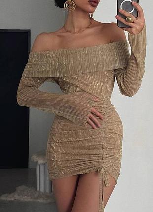 Распродажа платье prettylittlething сияющая глиттер стяжка