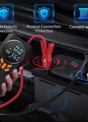 Автомобільний багатофункціональний пусковий пристрій повітряний компресор jn 088d 4 в 1 стартер насос бустер повербанк