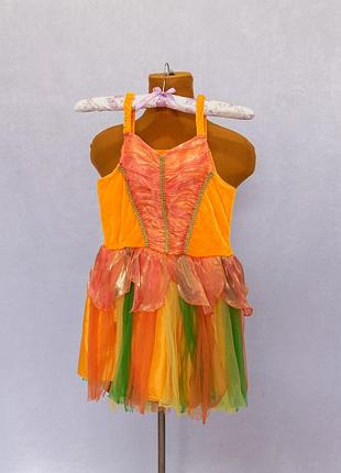 Яркое детское карнавальное платье на бретелях ✂️hergestellt, makotex 📍размер 134-146 (9-11 лет)