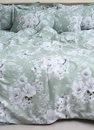 Односпальный комплект постельного белья из турецкого хлопка с компаньоном pt-r39