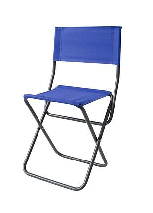 Стілець "рибак економ зі спинкою" d16 мм (оксфорд, синій)
