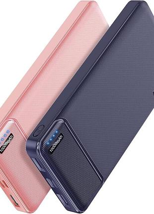Портативное зарядное устройство asperx 2-pack power bank 10000 мач вход и выход powerbank usb c