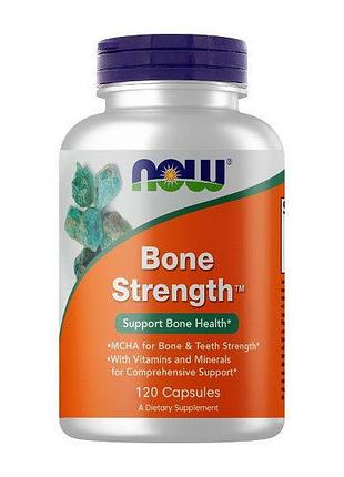 Міцні кістки, bone strength, now foods, 120 капсул