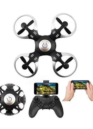 Радиоуправляемый складной квадрокоптер с wi-fi камерой sirius alpha 415 classic