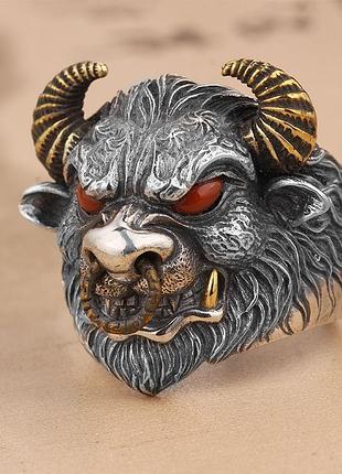 Срібляста готична каблучка, зміна розміру