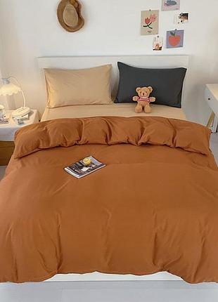 Постельное белье colorful no 2 ранфорс meriset - семейный на резинке евро