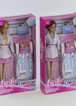 Кукла anlily 99062 доктор (72) с аксессуарами, 2 вида, в коробке