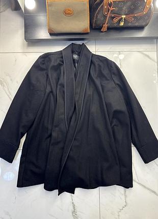 Пальто шерсть ,пончо шерсть великий розмір