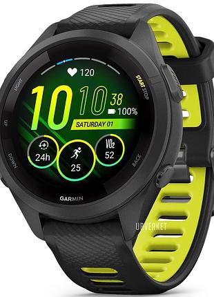 Garmin forerunner 265s black yellow (010-02810-13) смарт-часы новые!!!