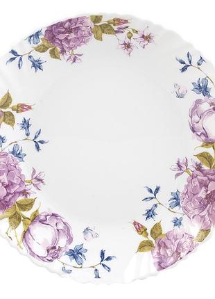 Букет для пані, wave, тарілка обідня, v-220bl, vittora, 220 мм