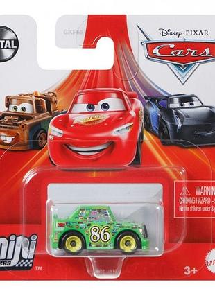Металлическая машинка disney pixar cars mini racers №86 chick hicks (mattel)