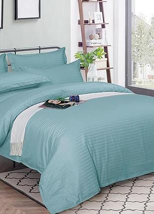 Постельное белье тм tag/евро/страйп-сатин luxury st-1045
