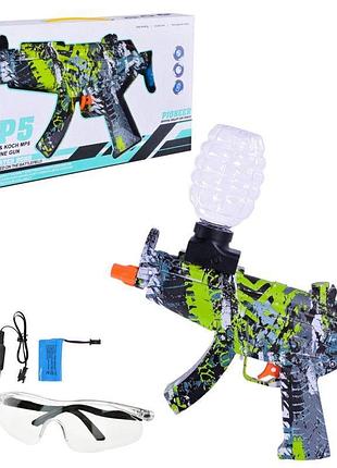 Автомат батар. 4 кольора, акум.,стріляє гел. кулями, аксесуари, кор. 36,5*7,2*20,2 см m01d