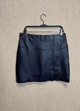 Юбка, спідниця з натуральної шкіри autograph, розмір м