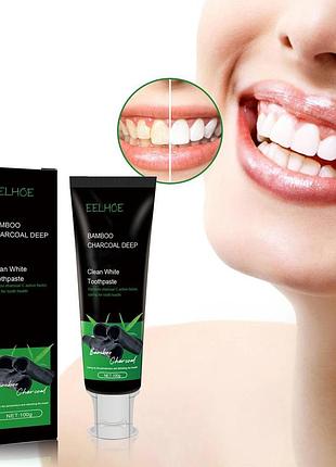 Отбеливающая зубная паста eelhoe с бамбуковым углём