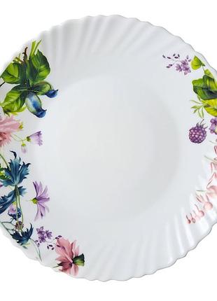 Лесная полянка, wave, тарелка десертная, v-190fc, vittora, 190 мм
