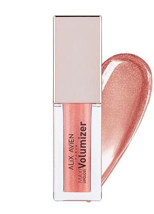 Блиск для губ з ефектом об'єму alix avien 212 glazed peach, 3,5 мл