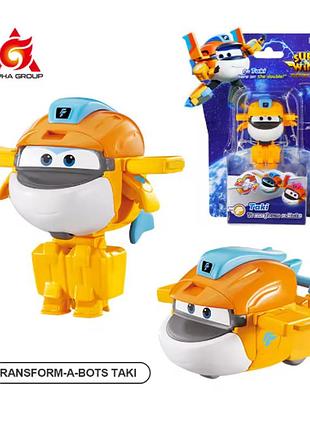 Супер крила такі трансформери super wings taki 6см оригінал міні серія