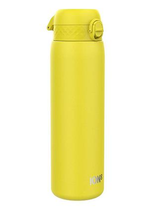 Термобутылка для воды ion8, 920 мл, жёлтая, металлическая – эко-бутылка, bpa free, для спорта, герметичная