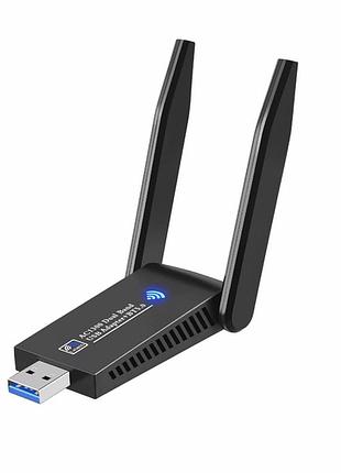 Wi-fi + bluetooth 5.0 адаптер usb3.0 1300m 2.4g/5g, amazon, німеччина